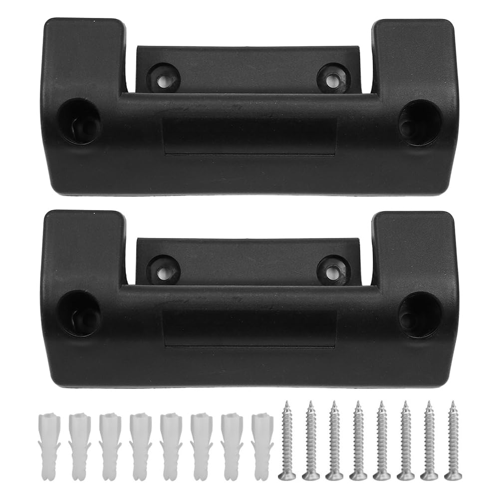 ANCLLO 2Pcs Wall Mounted Bracket for Garden Hose Reels Garden Hose Pipe Hanging Holder with Expansion Bolt Set