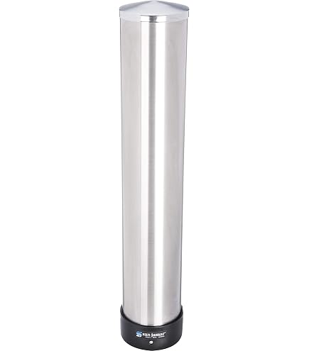 Distributeur De Gobelets Encastrable – Pour Gobelets 340 Ml (12 Oz) – Installation Facile Dans Comptoir Ou Meuble – Capacité 70 Gobelets
