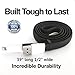 Iphone 5 6 7 Charger Lightning Cord. Only Big Fat Super Cable 2.0 High Speed Charge USB Data Sync Cable in Black. Best Warranty...