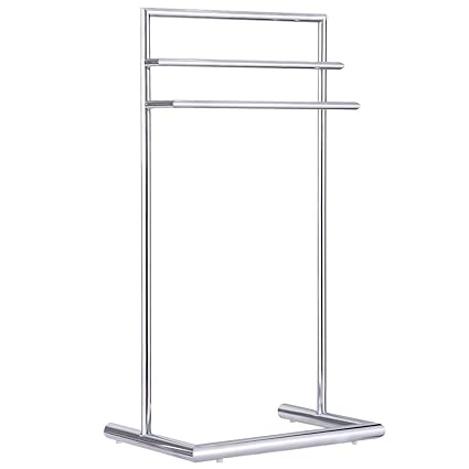 Colibrox 3 Tier Metal Towel Rack Holder Floor Stand Free Standing