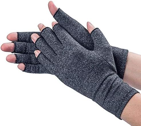 快適なメンズ レディース セラピー圧縮手袋ソリッドカラー通気性関節炎関節の痛みを軽減手袋屋内ゴミ箱 色 グレー サイズ S 希望者のみラッピング無料 Color Gray Small Size
