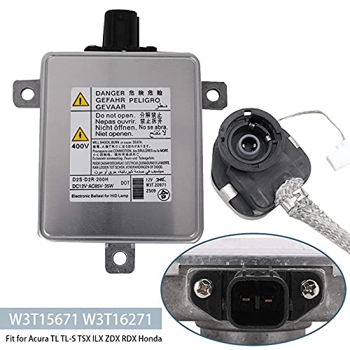 W3T19371 Xenon HID Headlight Ballast W/ Igniter Compatible with Acura