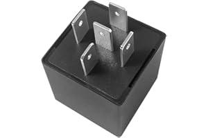 AMFRNE EP27 LED Flasher Relay 5 Pin Fit for 1998-2002 Dodge RAM 1500 2500 3500 | 1997-2000 Dakota | 1998-2002 Viper | LED Electronic Turn Signal & Hazard Warn Realy, Stop Hyper Flash, EP27 Flasher Relay