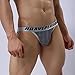 Sikye Male Underwear Men's ComfortSoft Briefs Sexy Low-waist Underpants (L, Dark Blue)