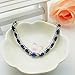 SELOVO Wedding Cubic Zirconia Bracelet Chain Link Silver Tone