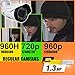 Ventech HD 1200TVL ((72 IR LED)) Awesome Quality Video CCTV cmos 2mp 1080p Sensor Bullet Camera Home Security Day/Night Infrared 72IR Night Vision Indoor Varifocal 2.8mm-12mm