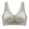 Monkys Kant Plus Size Draad Gratis Comfort Katoen BH Volledige Cover BH Kant Ademend Ondergoed Naadloos voor Sport Yoga…