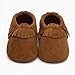Voberry® Infant Baby Bling Moccasins Soft Sole Anti-Slip Tassels Prewalker Toddler Shoes ( 0~6 Month, Khaki)
