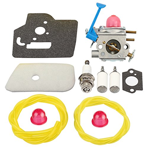 Panari 545081850 Carburetor + Air Filter Tune Up Kit for Husqvarna 128LD 128L 128LDX 124C 124L 128C 128CD String Trimmer/Brush Cutter C1Q-W38