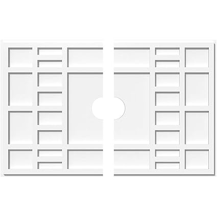 Ekena Millwork Cmp36x24bx2 04000 4 In Id X 12 5 In Rectangle