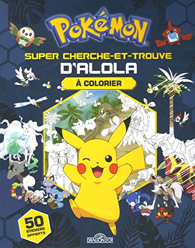 Super cherche-et-trouve d'Alola à colorier by 
