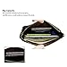 Befen Genuine Saffiano Leather Wristlet Wallet Clutch Women Smartphone Cross Body Wallet with Card slots/Shoulder strap/Wrist Strap - Black