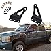 Omotor Upper Windshield Mounting Brackets(52inch Curved LED Light Bar) for 2007-2013 4wd/2wd Chevrolet Silverado 1500/2500hd/ 3500hd Pickup; 4wd/2wd 2007-2013 GMC Sierra 1500/2500hd/3500hd Pickup