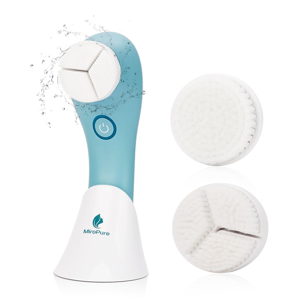 Electric Vibrating Sonic Facial and Body Cleansing Brush Face Brush