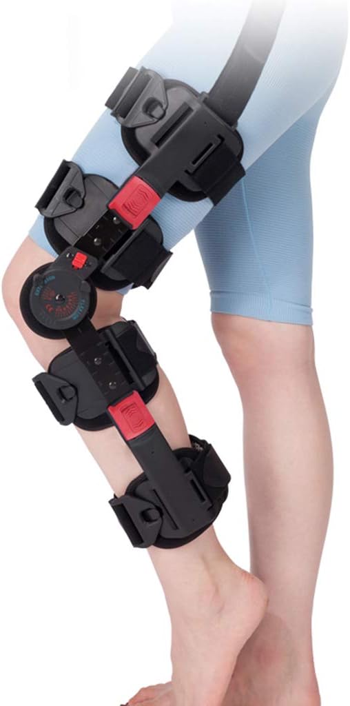 Knee Braces KALO Hinged with Strap, Orthomen Functional for ACL/MCL/PCL/Meniscus/Ligament/Sports Injuries, Adjustable Hinged Orthopedic Knee Orthosis for Men & Women