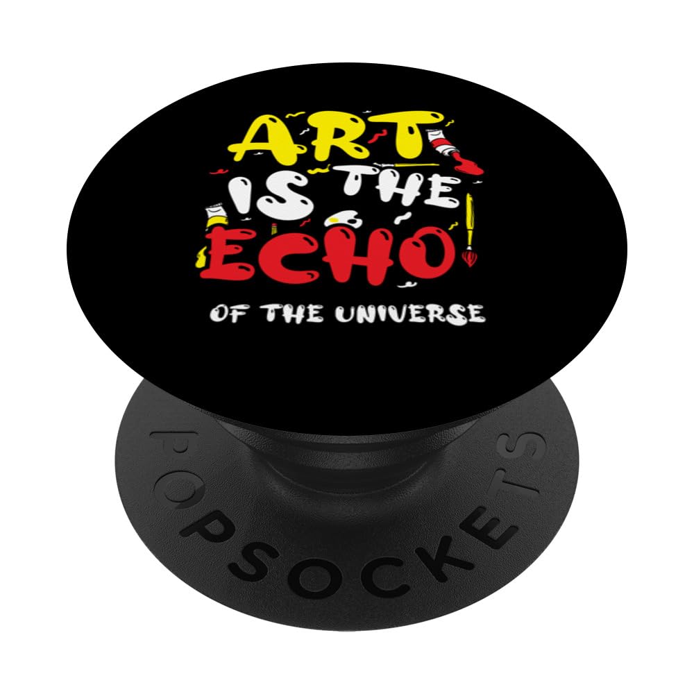 Therapy Through Creativity: Art is the echo of the un... Art PopSockets Swappable PopGrip