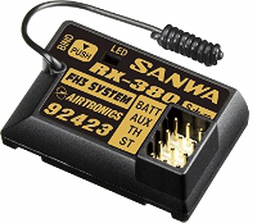 Sanwa 107A41077A 3-Channel Rx-380 Receiver