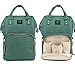Land Baby Diaper Bag Large Capacity Mommy Backpack Baby Nappy Tote Bags Multi-function Travelling Backpack for Mom Travellers Nurses Students (Green)