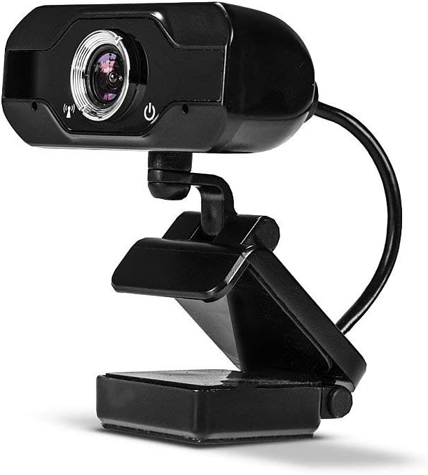 Lindy Full HD 1080p Webcam with Microphone, Black