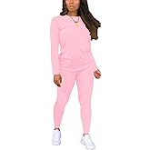Nimsruc Two Piece Outfits For Women Casual Jogging Suit Sweatsuits Sets