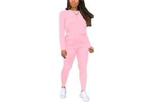 Nimsruc Two Piece Outfits For Women Casual Jogging Suit Sweatsuits Sets