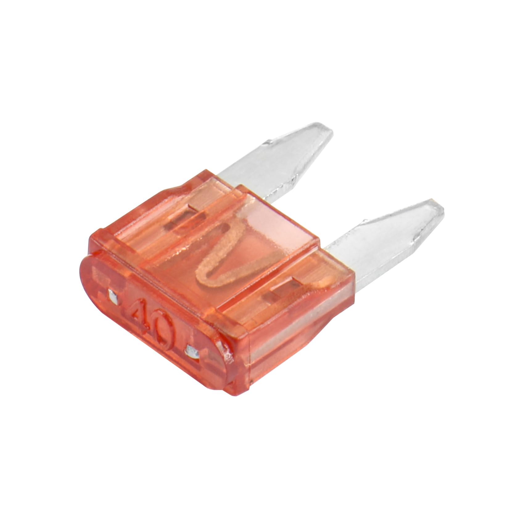 Heschen Mini Blade Fuse ATM-40 Auto Assorted Car SUV Truck 40A Amber Pack of 50