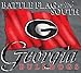 University of Georgia UGA Bulldogs Battle Flag of the South Charcoal T-Shirt