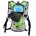 MUSETECH Hydration Pack with 2L Backpack Water Bladder for Hiking Running Biking Color Green