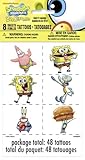 SpongeBob SquarePants Tattoos, 48ct