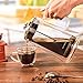 BNUNWISH French Press Coffee Maker, Double Wall Vacuum Insulated Thermal Borosilicate Glass, 4 Level Filtration System with No Grounds, 34 Oz, 1000ML