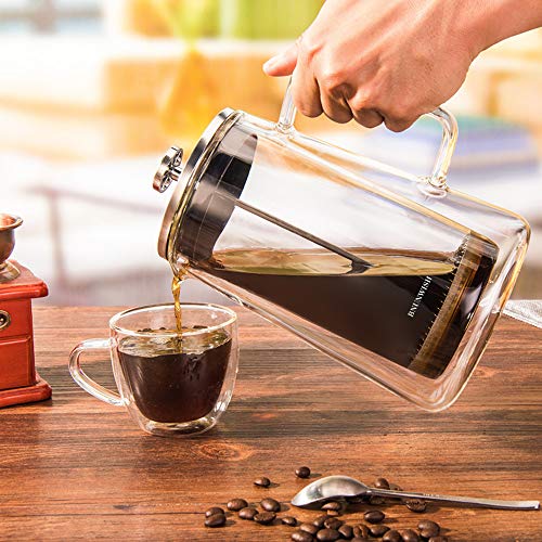 French Press Coffee Maker, Double Wall Vacuum Insulated Thermal