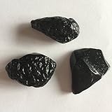 Set of 3 Tektite Tumbled Stones, Approx. 1"