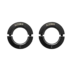 AZSSMUK Shaft Collar Bore 2'' Double Split Black