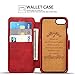 iPhone 8 Plus Case, iPhone 7 Plus Case, Pasonomi iPhone 7/8 Plus Leather Wallet Case - [Slim Fit] Vintage Flip Case Cover with Stand Function & Credit Card Slots for iPhone 8/7 Plus 5.5 inch (Red)