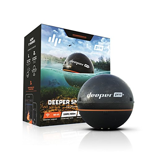 【日本正規代理店品・保証付】Deeper Pro+ ワイヤレススマートGPS魚群探知機(Wi-Fi + GPS) Wireless Fishfinder FRI-BT-000004の商品画像