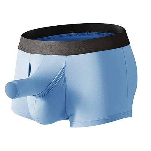Men's Underwear Separated Pouch Modal Boxer Briefs Elephant Nose