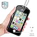 SPIDERCASE iPhone 5S 5 SE Waterproof Case Full Body Protective Durable Dustproof Snowproof IP68 Certified Waterproof Case Retail Packaging - Black