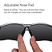 OBERLY Baseball Polarized Sunglasses, Sports Glasses with 4 Interchangeable Lenses for Men Women Cycling Fishing Running Driving Bicycle Golf