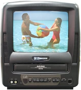 Emerson Ewc0902 9 Inch Portable Tv Vcr Combo Portable Handheld Tvs Electronics Alpha Ene Co Jp