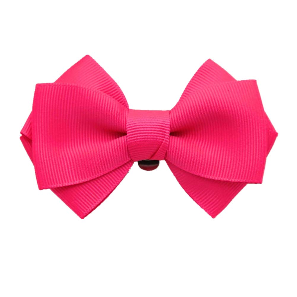 Douqu 8.5cm Bridal Wedding Black Cream Red Nude Blue Pink Wild Ribbon Bow Butterfly Shoe Clips