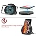Squish Wireless Charger, Qi Certified Wireless Charging Pad & Stand 7.5W for iPhone Xs MAX/XR/XS/X/8/8 Plus and 10W for Samsung Galaxy S9/S9 Plus/Note 8/S8/S8 Plus Fast Wireless Charging