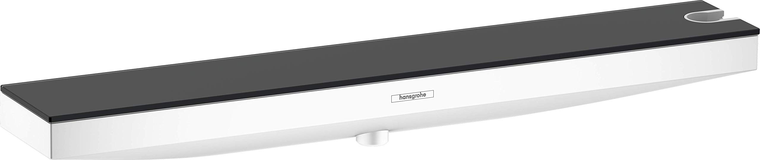 hansgrohe 26858700 Rainfinity Wall Outlet Porter 500 with Shower holder and Shower shelf, Matt White