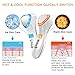 Facial Massager, Hot and Cool Skin Care Device, Portable Handheld Vibration Face Care Beauty Device, Skin Calm, Anti-Wrinkle, Promote Cream and Absorption - White