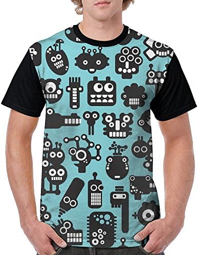 Sister Home Mens Alien Monster Fashion Raglan T-Shirt For Gym