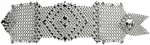 Liquid Metal by Sergio Gutierrez SG New - 3 Sizes –Bracelet, Chainmail & Liquid Metal mesh- SG Pouch and Cleaning Cloth Included. Chrome Plated. CMB9-N