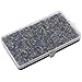 Md trade Rainbow Gravel Aquarium Marbles Decorative Colored Pebble Gravel for Fish Tank,542g /19oz