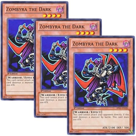 Amazon 3枚セット 遊戯王 英語版 Bp01 En1 Zombyra The Dark ダーク ヒーロー ゾンバイア ノーマル 1st Edition トレカ 通販