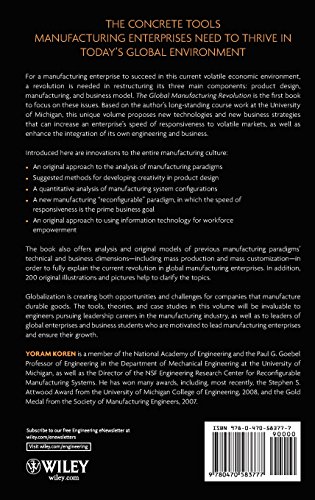 image for The Global Manufacturing Revolution: Product-Process-Business Integrat