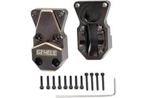 GTHELE Brass Diff Cover Front&Rear Bridge Axle Cover for 1/24 Axial SCX24 AXI90081 AXI00001 AXI00002 AXI00005 AXI00006 RC Cra