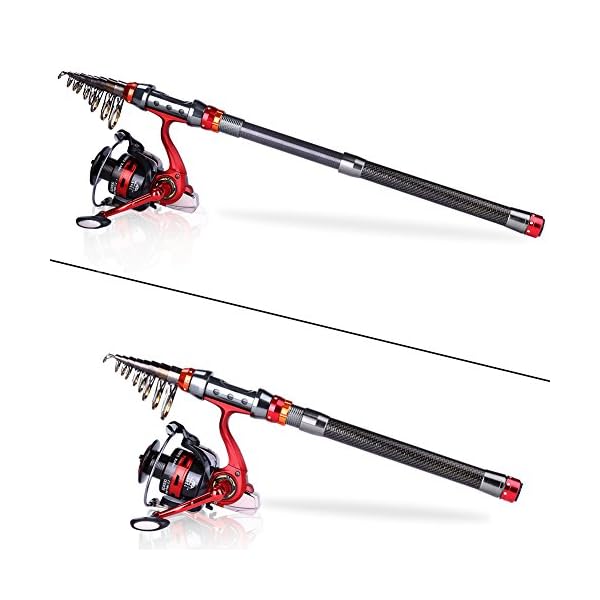 YONGZHI-Fishing-Reel-Rod-Combos-Carbon-Fiber-Telescopic-Fishing-Pole-and-Metal-Spin-Reel-Set-in-Freshwater-and-Saltwater-for-Bass-Trout